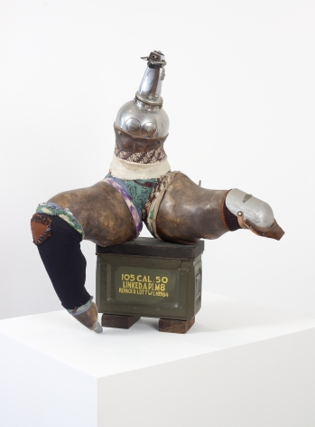 John Outterbridge "Broken Dance, Ethnic Heritage Series", c. 1978-82 Mixed media 34 x 29-1/4 x 33 inches