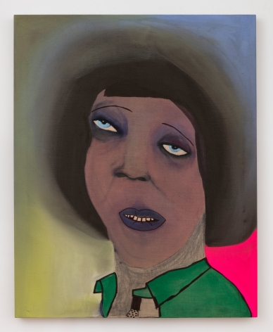 February James, "Your Silence Will Enfold You", 2020, oil, oil pastel, watercolor and acrylic on linen, 40 inches by 32 inches (102 centimeters by 81 centimeters). Painting by the artist, February James.