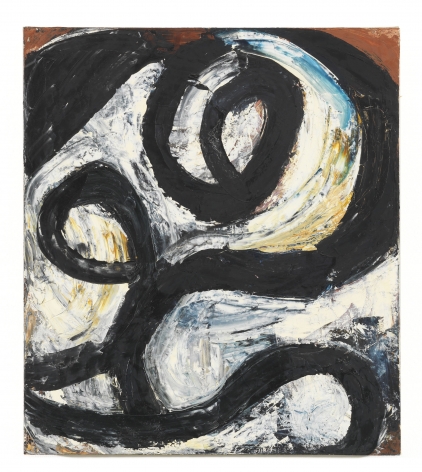 Louise Fishman "Navigation", 1981 Oil on linen 25 x 22 inches