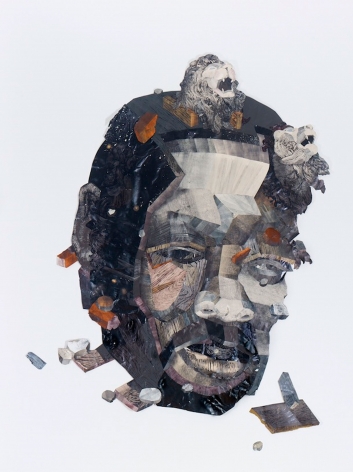 Yashua Klos Head of a Black God with Two Blind Lions, 2013