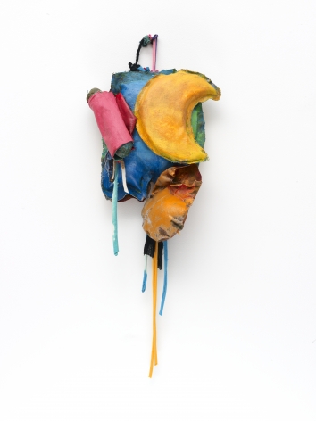 John Outterbridge "Rag and Bag Idiom IV", 2012 Mixed media 32 x 12 x 5-3/4 inches