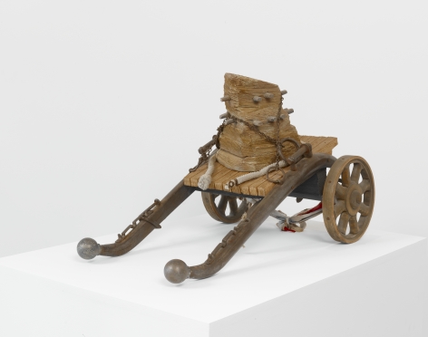 John Outterbridge "The Missing Mule, Ethnic Heritage Series", c. 1993 Mixed media 17 x 28 x 17 inches