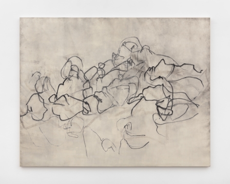 Beatrice Caracciolo Innocenti, 2020 pigment, water soluble chalk, graphite, gouache on paper 57 1/4 x 73 1/4 x 1 1/4 in. (145.4 x 186.1 x 3.2 cm) signed and dated verso "Beatrice Caracciolo 2020"