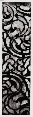 Serpentine Vines intaglio printed collagraph
