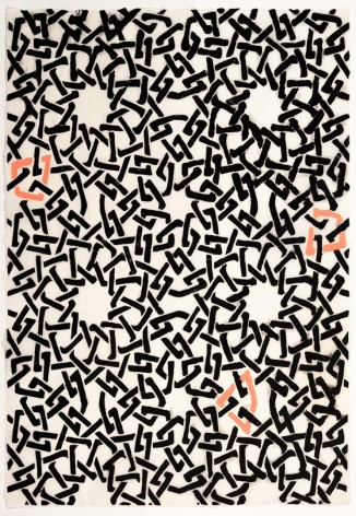 Black and Pink Web Pattern