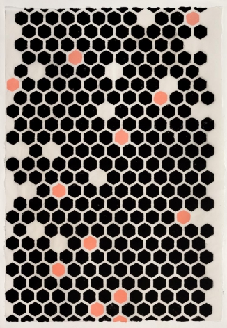 Black and Pink Hexagons