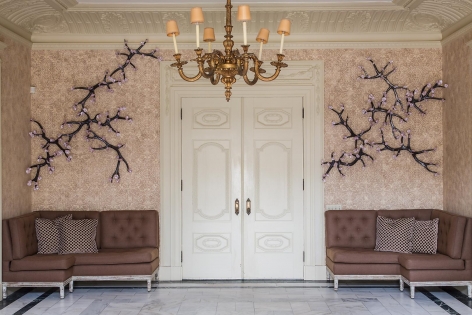 Bradley Sabin Antler Wall Installation