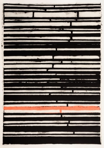 Black Stripes with Pink One
