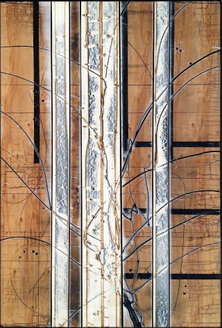 Aspenized 19 acrylic on panel
