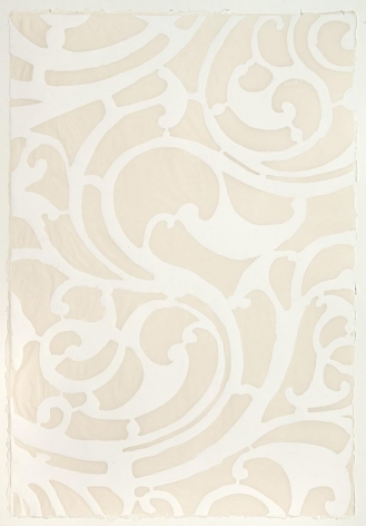 White Serpentine handmade cotton and abaca paper