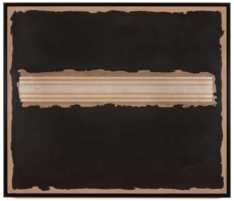 Barataria moon leaf with black and beige clay