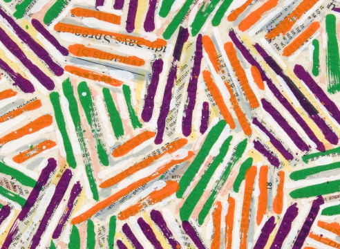 Jasper Johns catalog cover detail