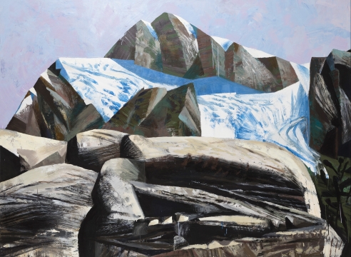 Lucinda Parker - Shuksan - acrylic on canvas - 2019