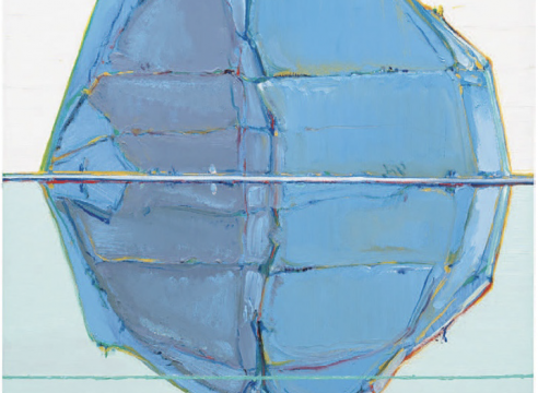 Wayne Thiebaud, Lake Mountain, 2019