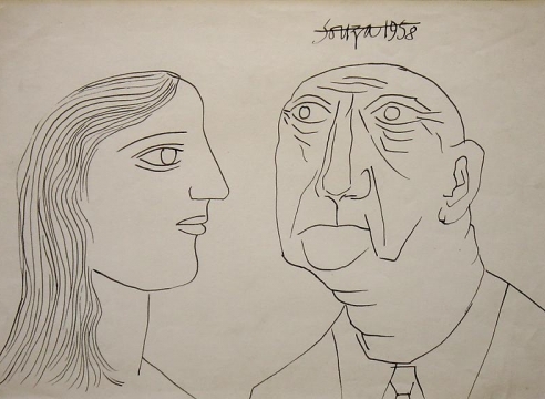 exhibitions aicon gallery f n souza works on paper