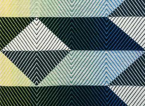 Textile piece by Samantha Bittman