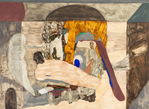 Oil painting by Gudmundur Thoroddsen