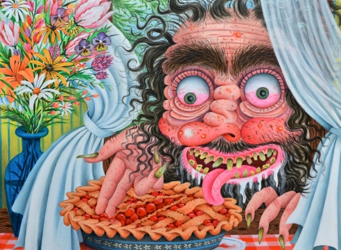 Painting by Rebecca Morgan