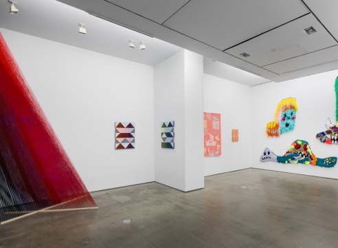installation of group exhibition