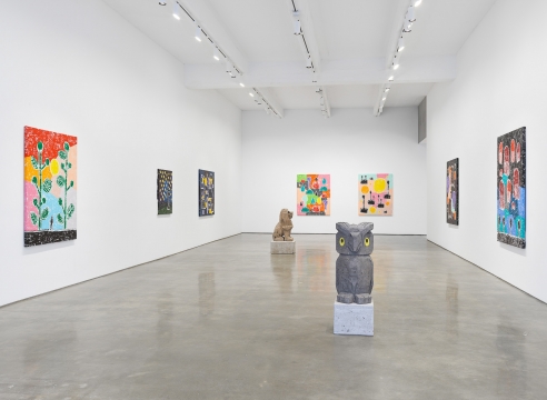 Olaf Breuning exhibition "RAIN"