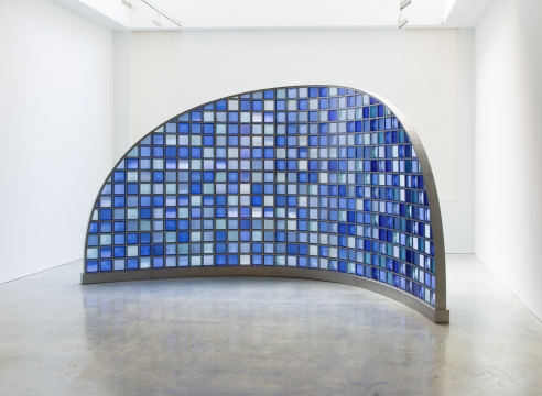 MCELHENY_Moon Mirror_detail_luminous blue glass