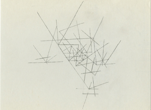 SIDNEY GORDIN (1918-1996), Drawing #71, c. 1942