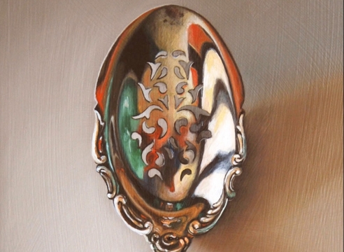 LESLIE LEWIS SIGLER, Silver Spoon #163, The Clairvoyant, 2020