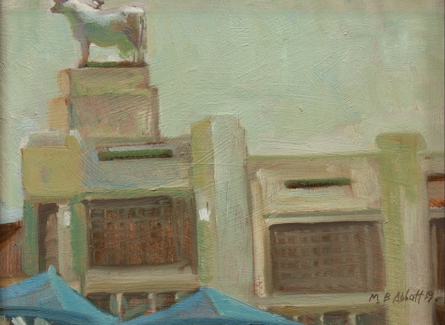MEREDITH BROOKS ABBOTT, Milpas Street Cow, 2019
