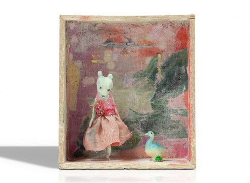 VIRGINIA McCRACKEN , Girl and Her Goose, 2020