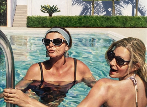 DJ HALL, Mwah, 2016 for REAL WOMEN: Realist Art by American Women