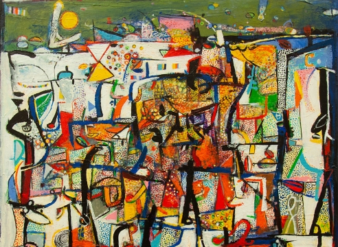 WOSENE KOSROF, Building with Words V, 2017