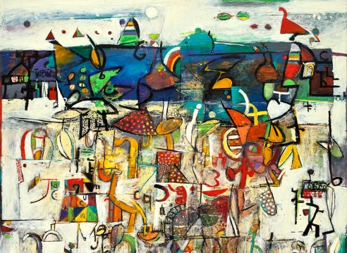 WOSENE KOSROF, Sea of Words, 2014