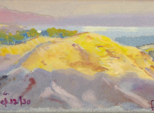 Cooper, Santa Barbara with Rincon Peak