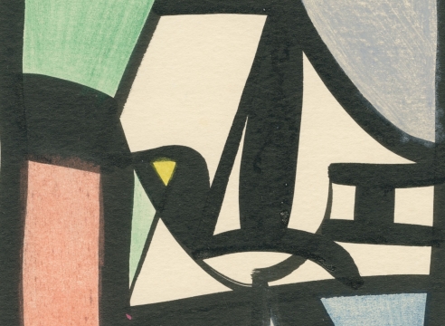 SIDNEY GORDIN (1918-1996), #231, c. 1944