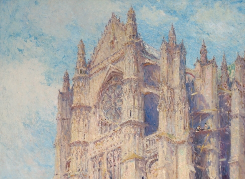COLIN CAMPBELL COOPER (1856-1937), Beauvais Cathedral, c. 1912-1926