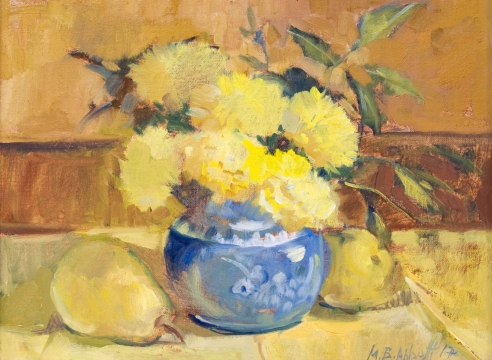 MEREDITH BROOKS ABBOTT, Still Life with Pears, 2017