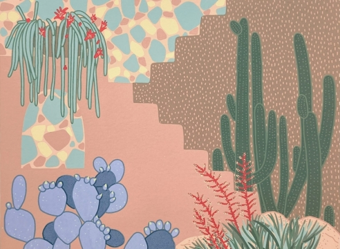 CLAUDIA BORFIGA, Cactus Terrazo