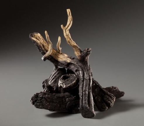 Charred Log Pile Teapot