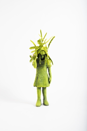 Untitled (Moss Girl with Bonfire)