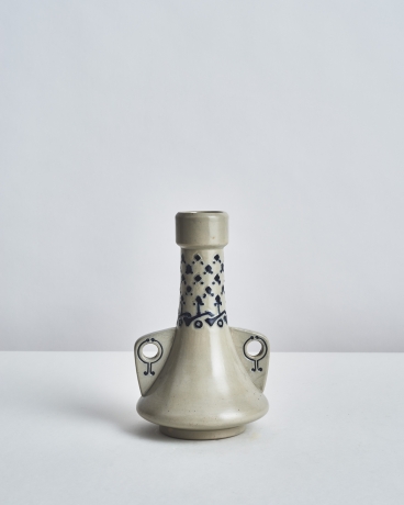 White and Blue Vase