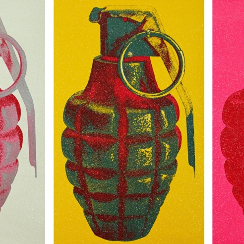 Russell Young: New York Grenades