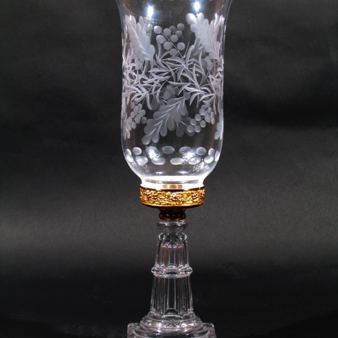 Clear Hurricane Lamp