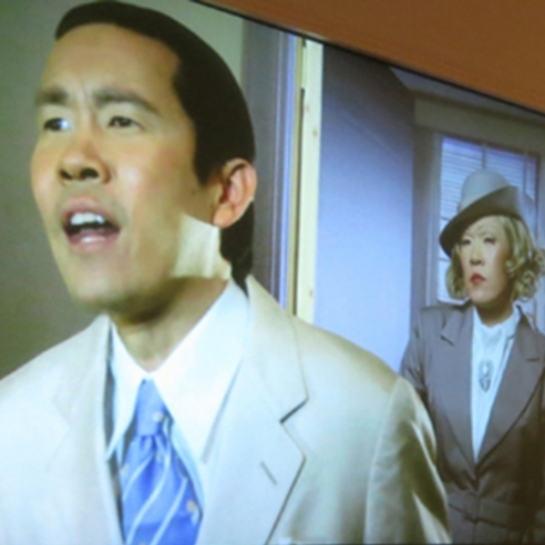 Ming Wong with Aram Moshayedi