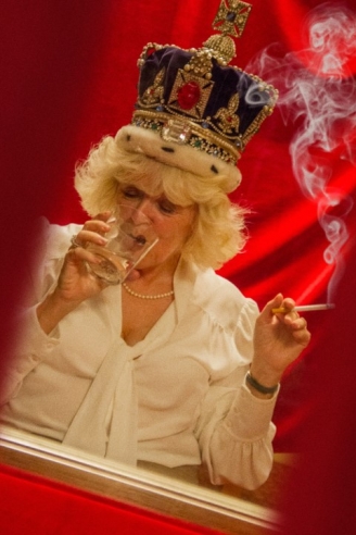 Camilla Tries on the Crown