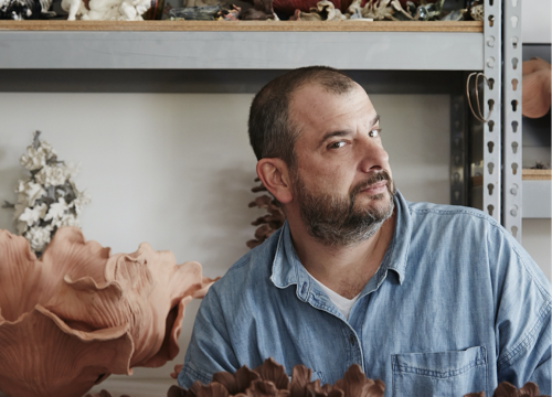 Matt in his studio.