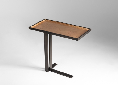 Fanning side table
