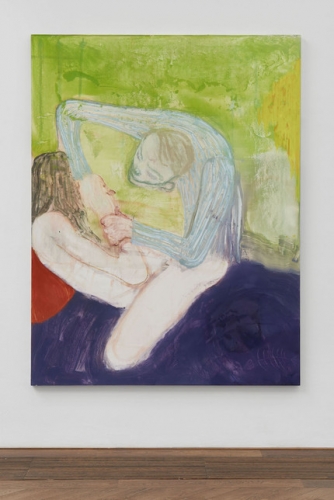 Kantarovsky painting male figure on bed