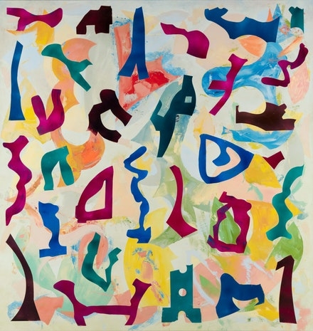 Taaffe painting Orphic Landscape
