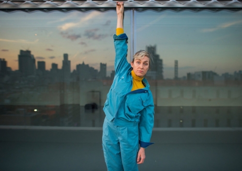 PIpilotti Rist in blue
