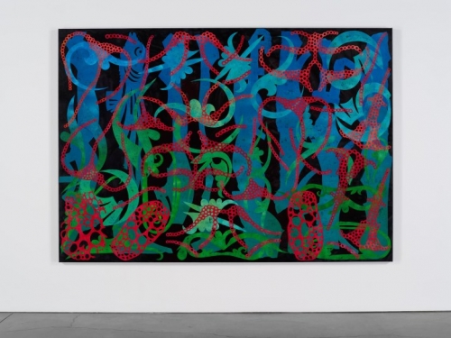 Taaffe painting “Holothurian Passages”